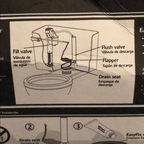 Flush valve repair kit for toilet - Picture 5 of 8